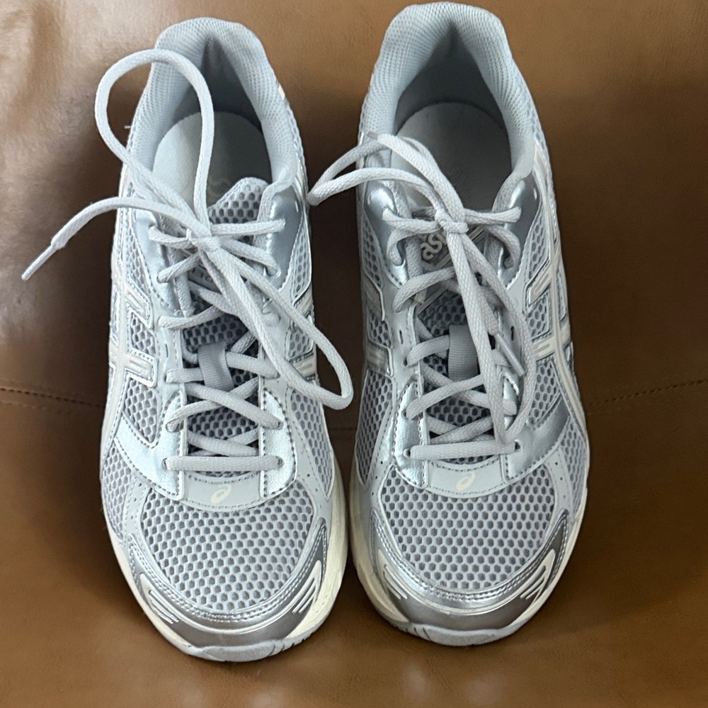 Asics Women's Athletic Shoes - Silver and White